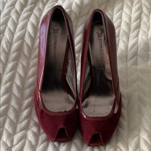 JustFab Maroon Sexy Heels